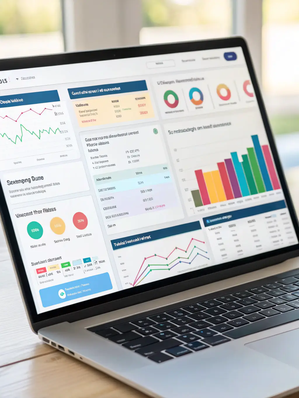 An AI-powered marketing automation platform managing email campaigns and social media posts for a small business.