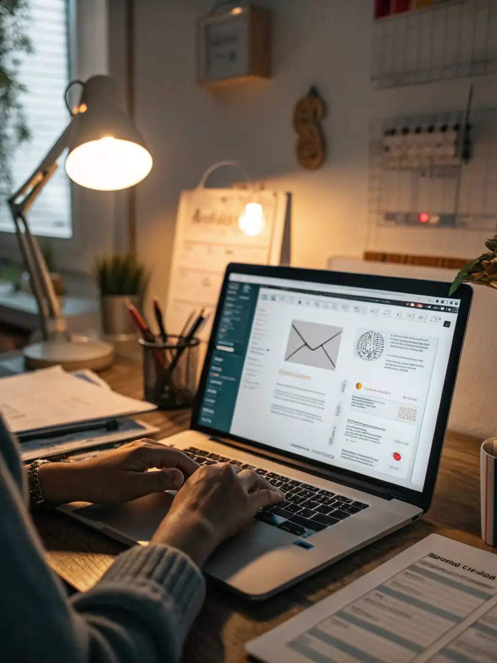 An AI agent generating personalized email campaigns, demonstrating targeted marketing.