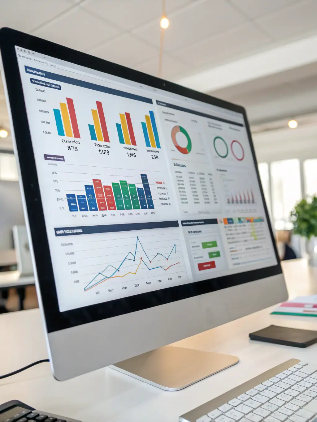 A dashboard displaying lead scores and qualification status, highlighting the efficiency of automated lead qualification.